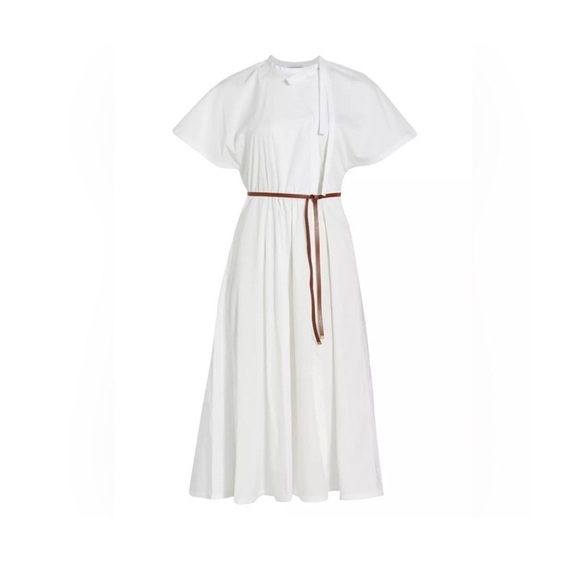 NEW Altuzarra Rhodea Poplin Midi Dress Size 38 French 6 US - Picture 2 of 8